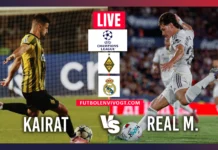 Kairat Almaty vs Real Madrid EN VIVO hoy: horario, canal y dónde verlo – Champions League 2025/26 Kairat vs Real Madrid